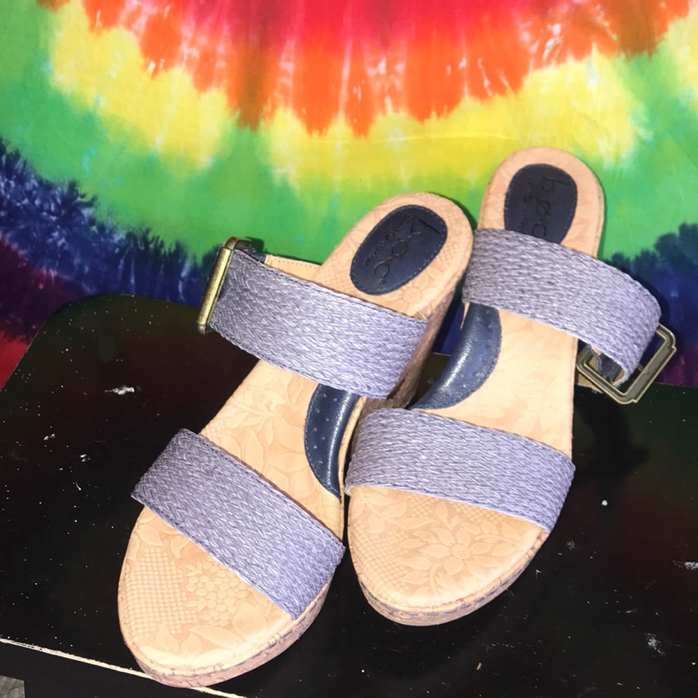 boc cork platform heels size 11